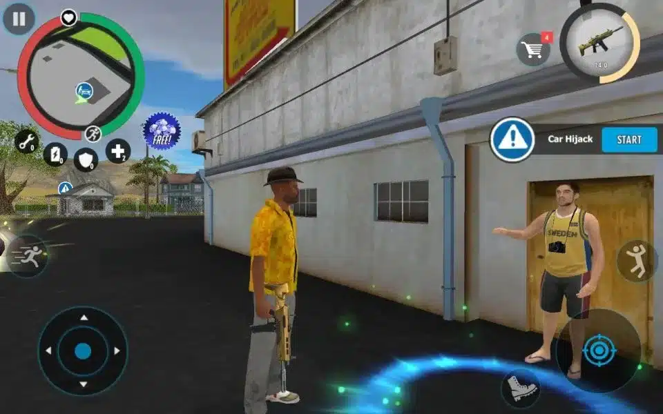 Como jogar Vegas Crime Simulator, game grátis 'estilo' GTA para